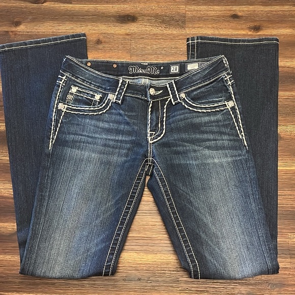 Miss Me Bootcut Jeans, size 28 - classic Miss Me style - Picture 2 of 4